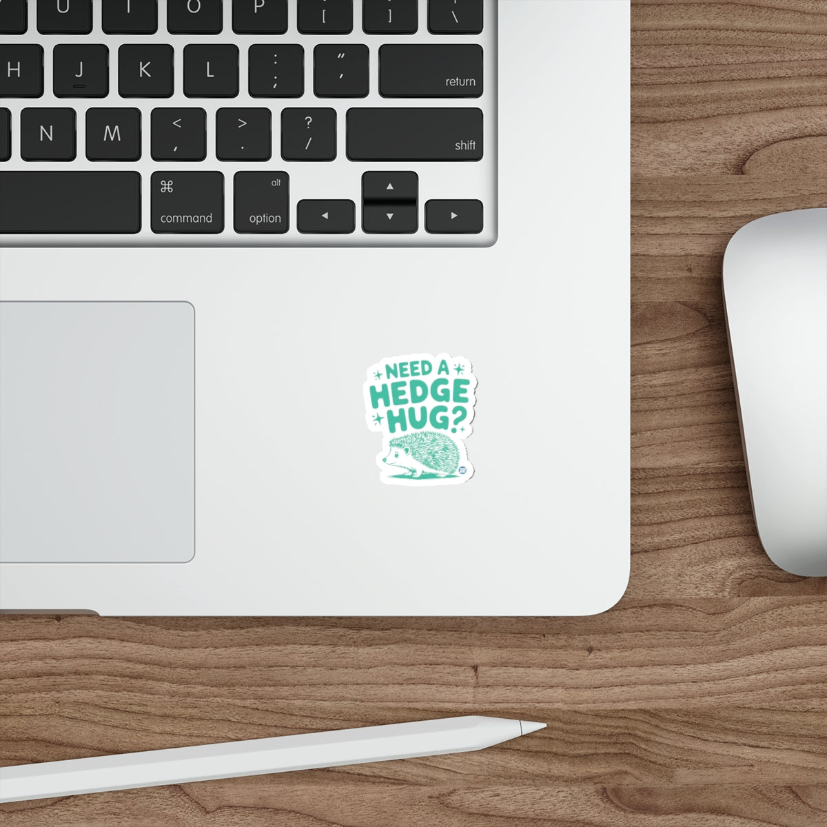 Cute Hedgehog Need a Hedge Hug Sticker for Laptops