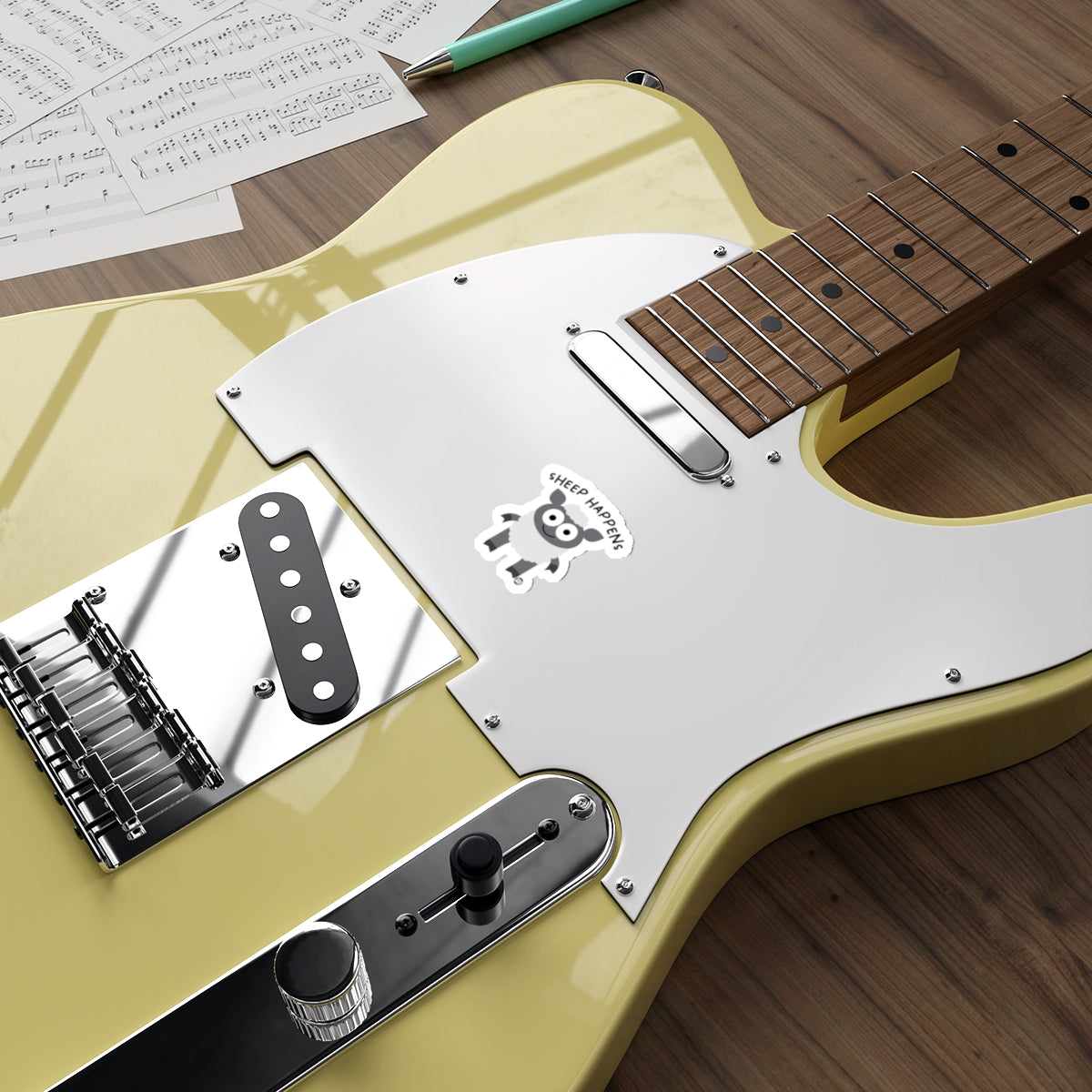Unique Electric Guitar Design for Musicians Decor