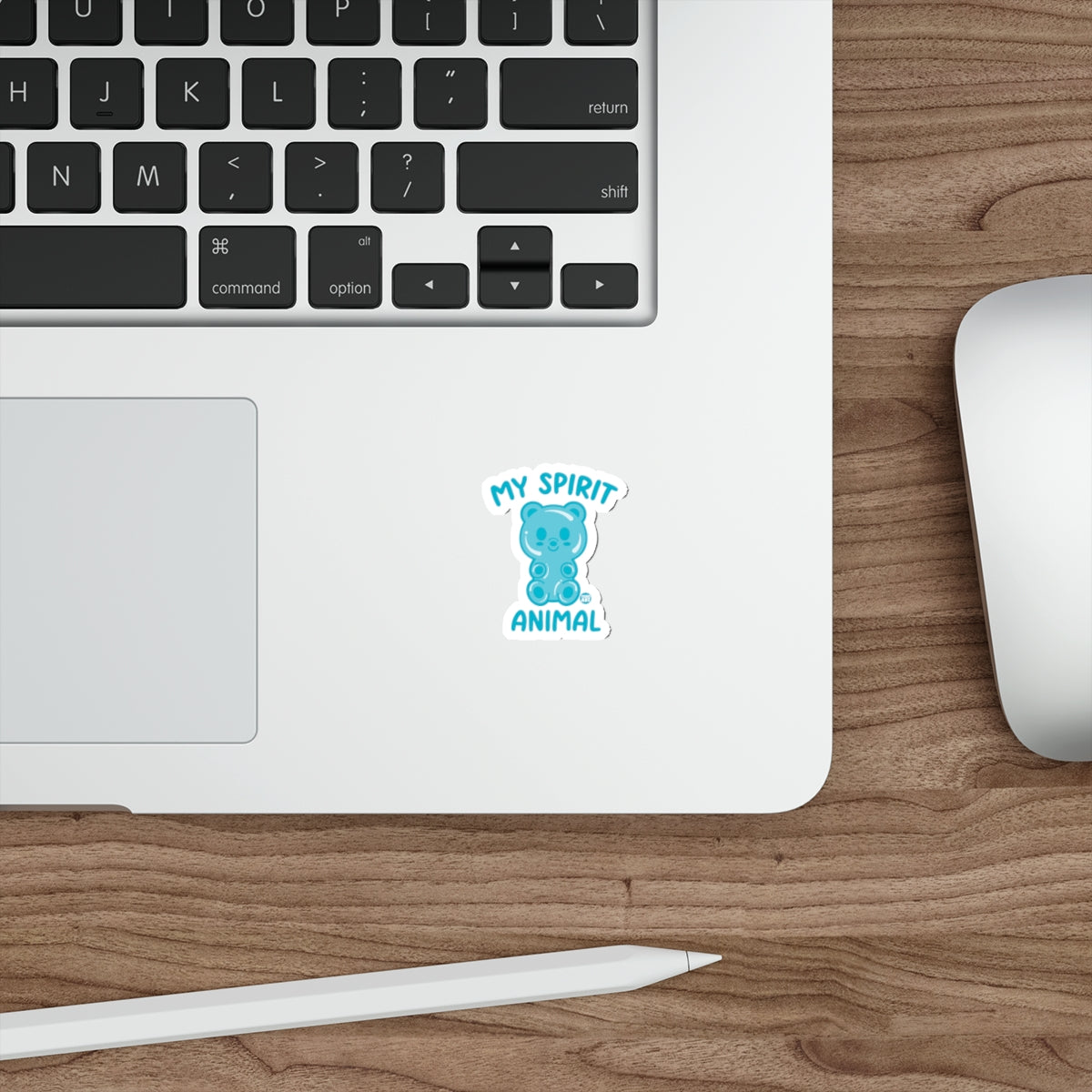 Funny My Spirit Animal Bear Laptop Sticker