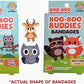 Deer + Owl and Raccoon + Fox Bandages – 24 Ct Each | Fun Shapes for Kids' First Aid Kits