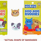 Boo Boo Buddies™ Dog Face + Cat Face & Dog + Cat Shape Bandages – 48 Ct  | Fun Animal Shapes, Waterproof, Latex-Free for Kids & Sensitive Skin | Perfect First Aid for Pets & Animal Lovers