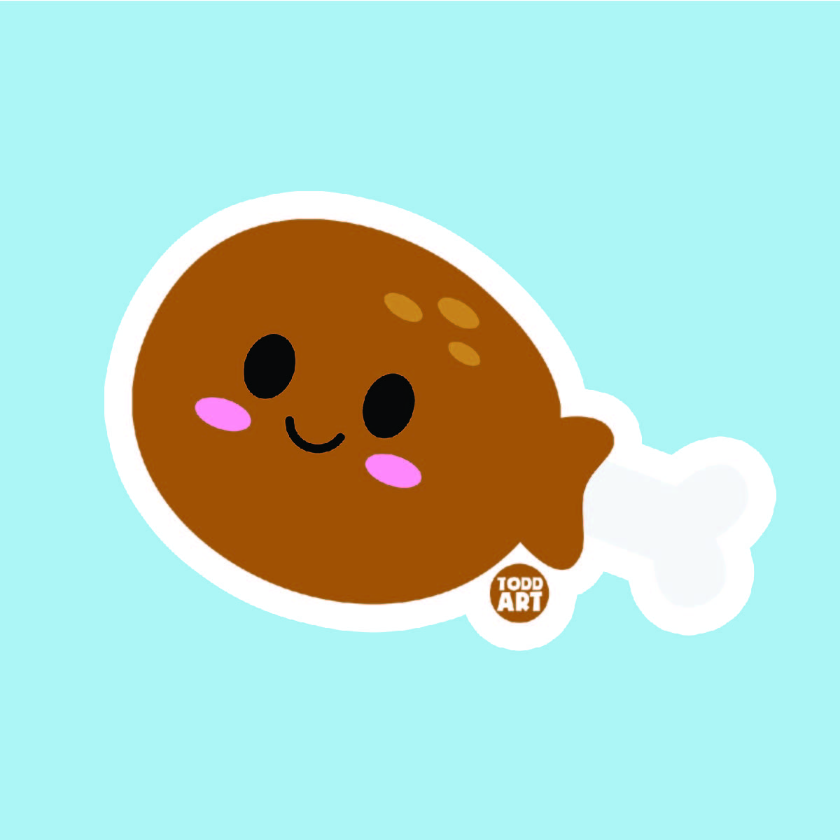 DRUMSTICK Vinyl Sticker