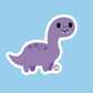 Brontosaurus Dinosaur Vinyl Sticker