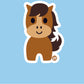 Horse Vinyl Sticker