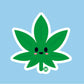 Herbal Leaf Vinyl Sticker
