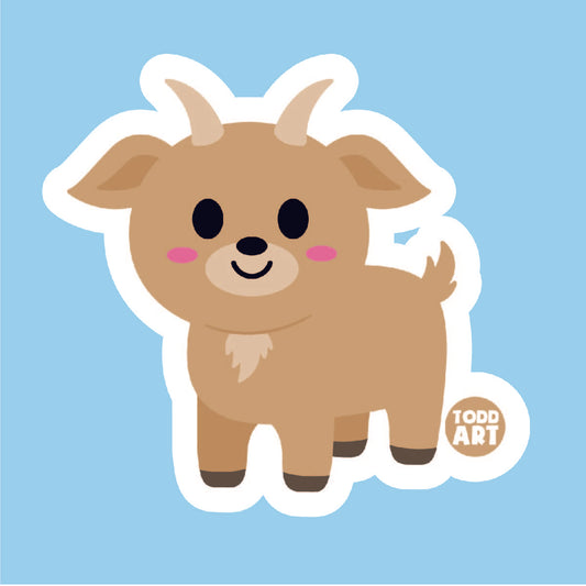 Goat Vinyl Sticker