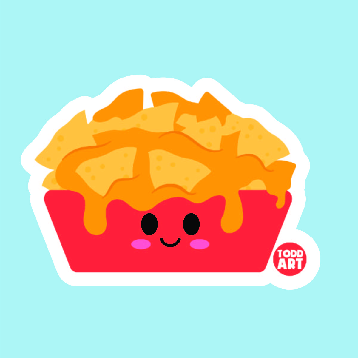 Nachos Vinyl Sticker