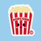 Popcorn Vinyl Sticker