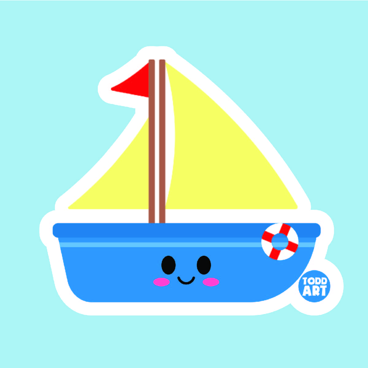 Sailboat Sticker