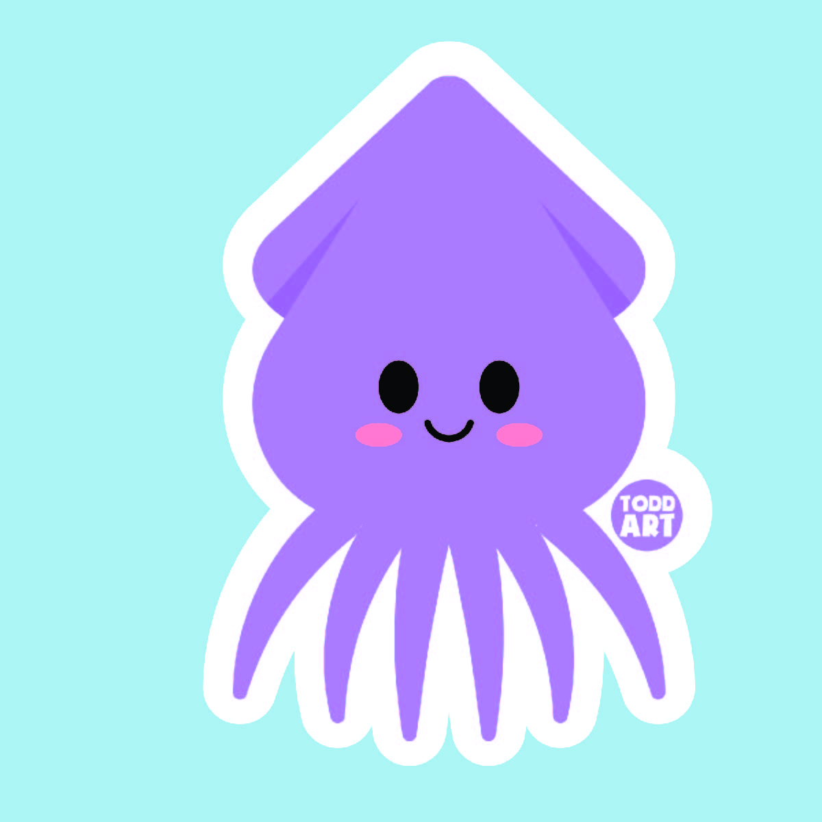 Squid  Sticker