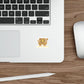 Cute Waffle Dinosaur Sticker Accessory for Laptops