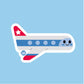 Airplane Vinyl Sticker