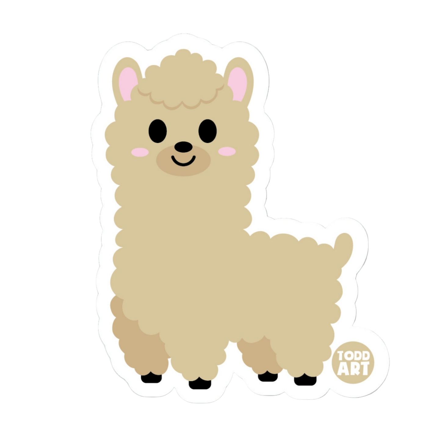 Alpaca Sticker - 3" Vinyl