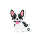 BOSTON TERRIER - 3" ART STICKER