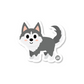 Boo Boo Buddies Alaskan Husky sticker — waterproof, UV-resistant 3″ vinyl decal ideal for water bottles, laptops & gifts