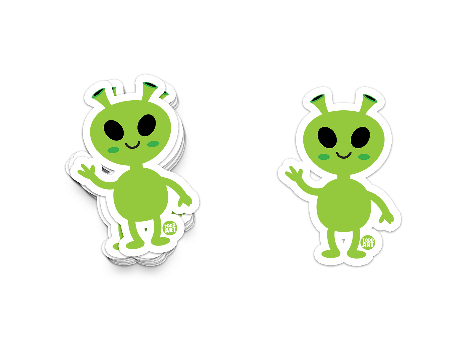 Boo Boo Buddies Robot sticker – fun 3-inch vinyl reptile sticker for school supplies and water bottles
