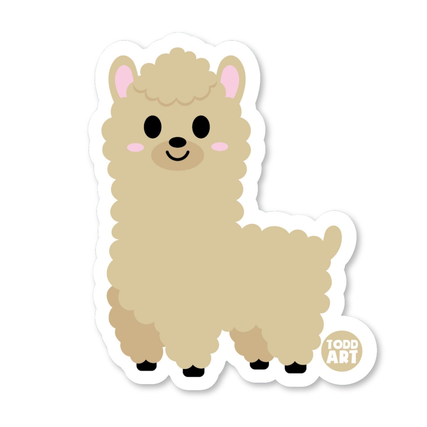Alpaca Sticker - 3" Vinyl