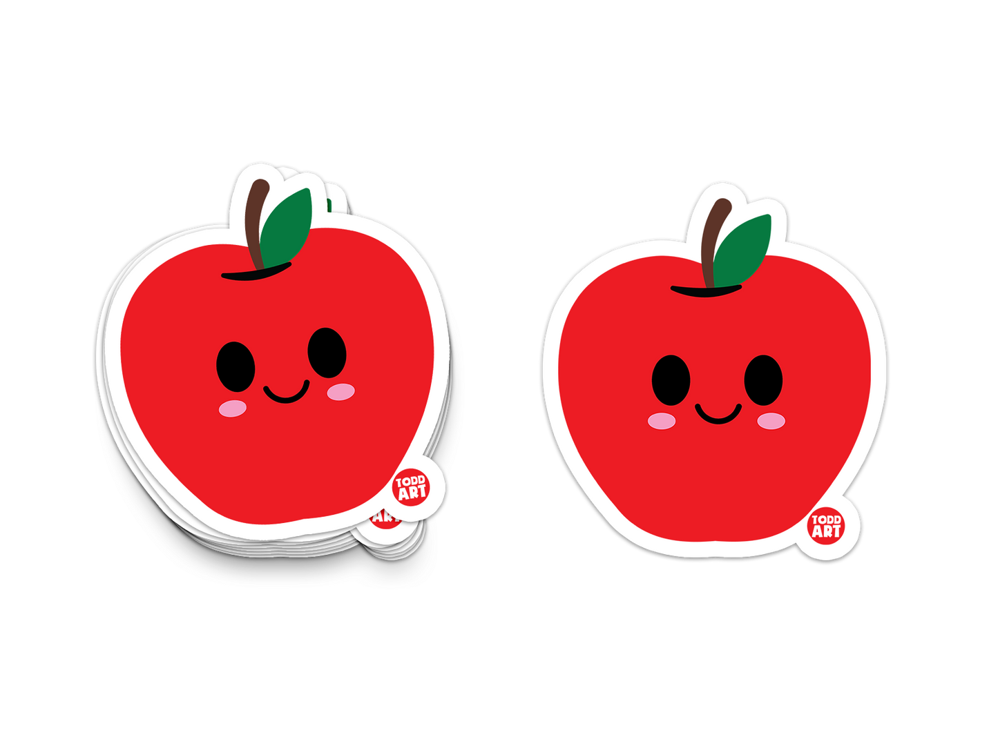 Apple Sticker - 3" Vinyl