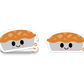 Boo Boo Buddies Apple Pie sticker – sweet 3-inch vinyl dessert sticker for gifts and school supplies
