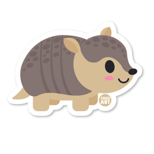 Armadillo Sticker -3 inch Vinyl