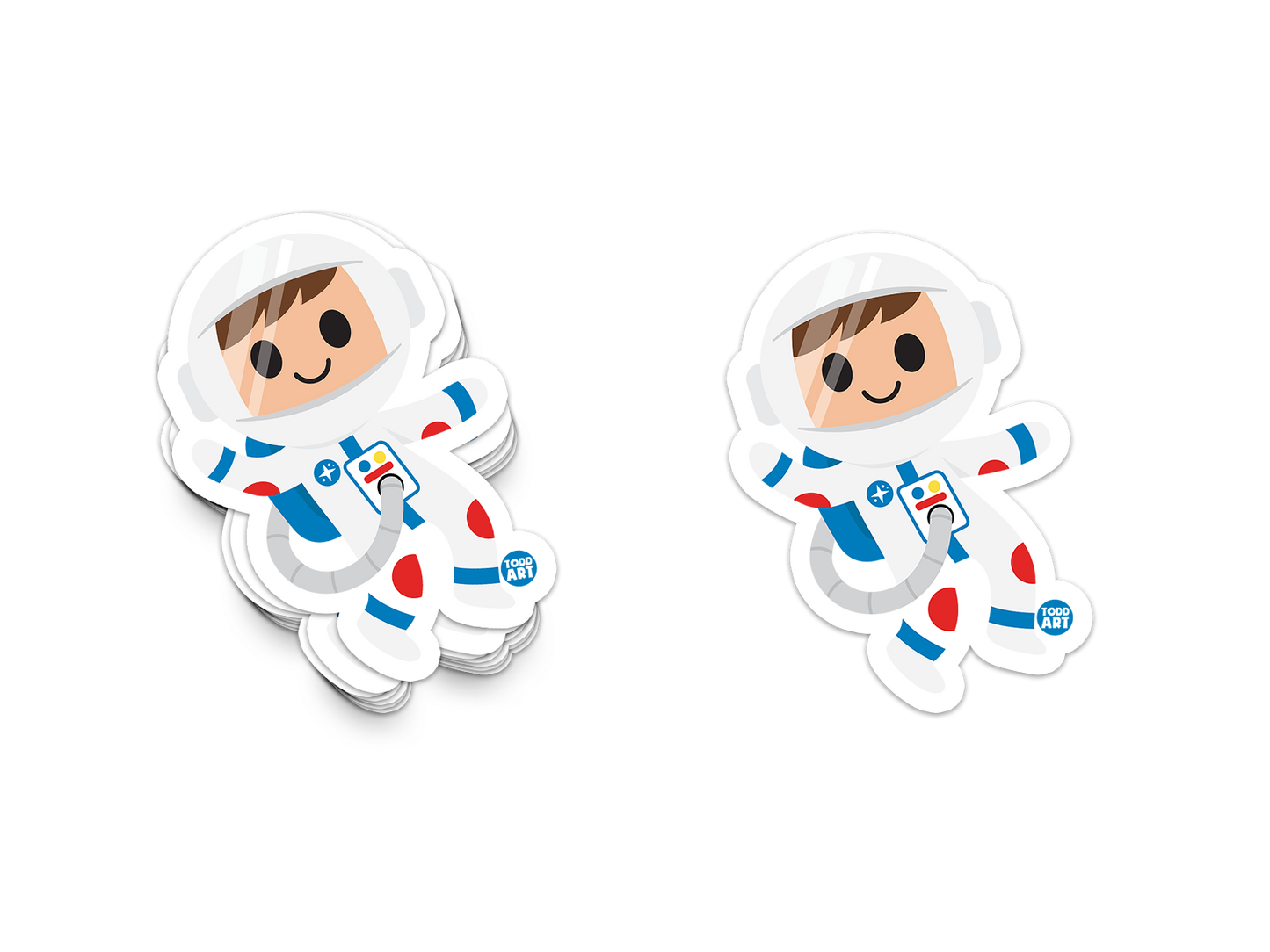 Astronaut Vinyl Sticker