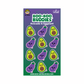 Kawaii avocado and eggplant vinyl sticker sheet – cute food stickers with happy faces, perfect for laptops, journals, and water bottles