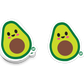 Boo Boo Buddies Avocado sticker – cute 3-inch vinyl fruit sticker for water bottles and laptops
