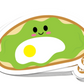 Avocado Toast Vinyl Sticker