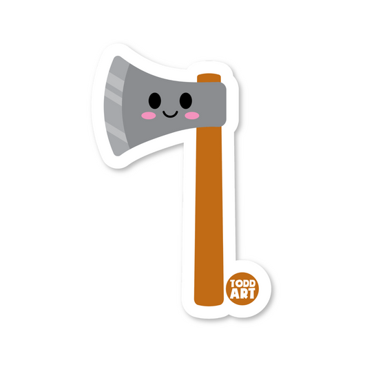 Axe Vinyl StickerSticker
