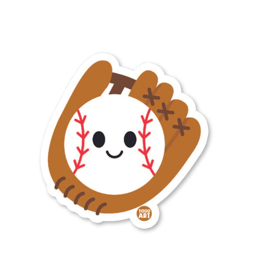 Baseball Glove Vinyl Sticker