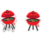 BBQ Grill Vinyl Sticker