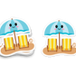 Beach Umbrella Vinyl Sticker