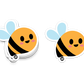 Bumble Bee - 3" Art Sticker