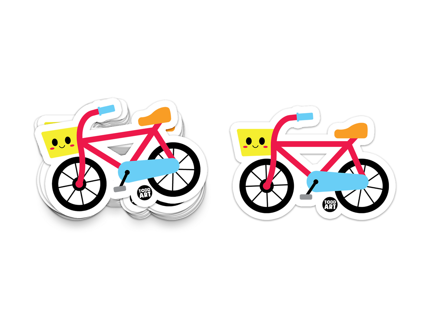 Bicycle Vinyl Sticker