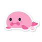 Boo Boo Buddies Blobfish sticker – silly sad-faced blobfish vinyl sticker for sea creature fans and quirky collections
