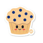 Blueberry Muffin Vinyl Sticker