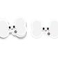 Cute smiling dog bone – adorable pet-themed sticker from Boo Boo Buddies

