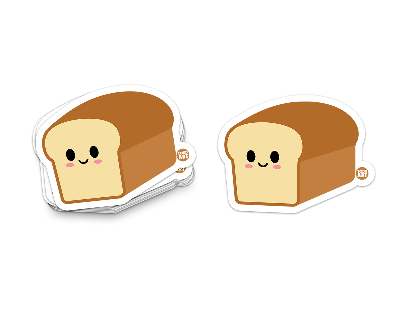 Bread Loaf Vinyl Sticker