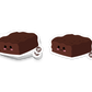Fudge brownie with smiling face – sweet dessert sticker from Boo Boo Buddies
