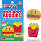 2-Pack Boo Boo Buddie Kids Bandages – 48 Ct | Burger + Fries, Pizza + Taco Shape Bandages | Fun, Waterproof, Latex-Free, Sensitive Skin-Friendly First Aid for Kids