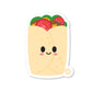 Burrito - 3" Art Sticker