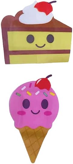 3-Pack Boo Boo Buddies Fun Adhesive Bandages – Ice Cream + Cake, Cookie + Milk, Cupcake + Donut – 24 Count, Latex-Free & Sterile