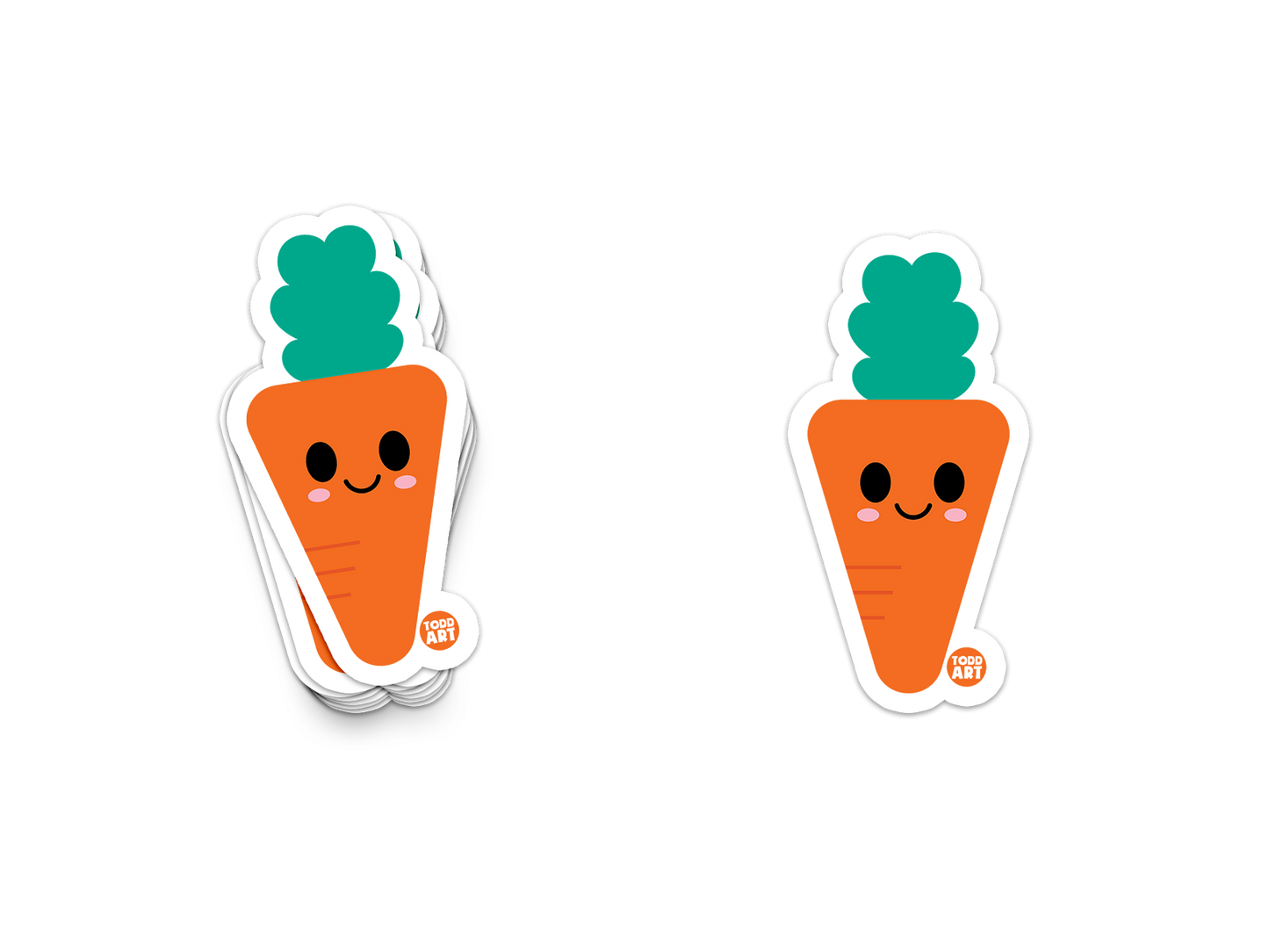 Carrot Vinyl Sticker