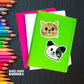 Bumble Bee - 3" Art Sticker