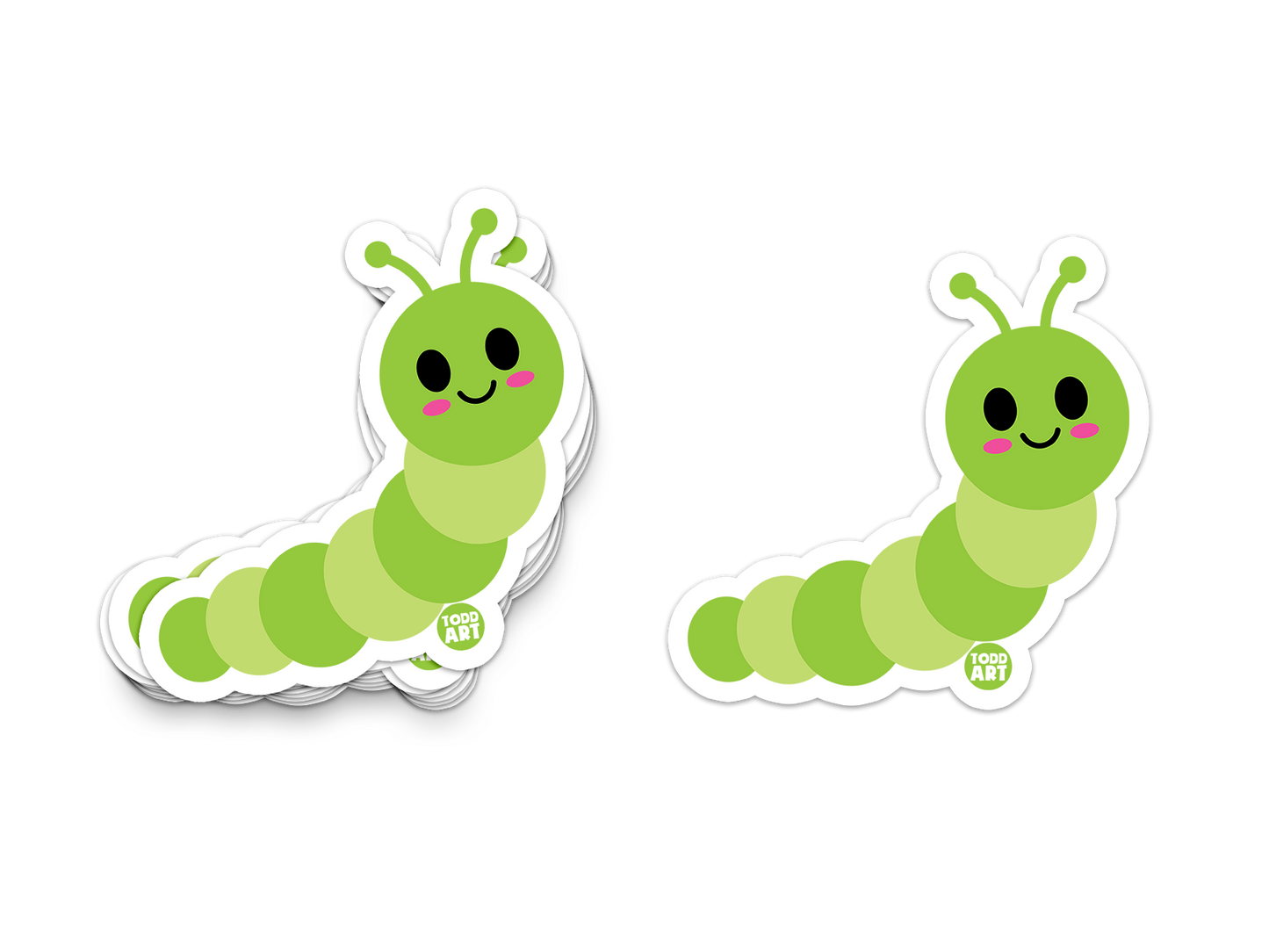 Caterpillar Vinyl Sticker