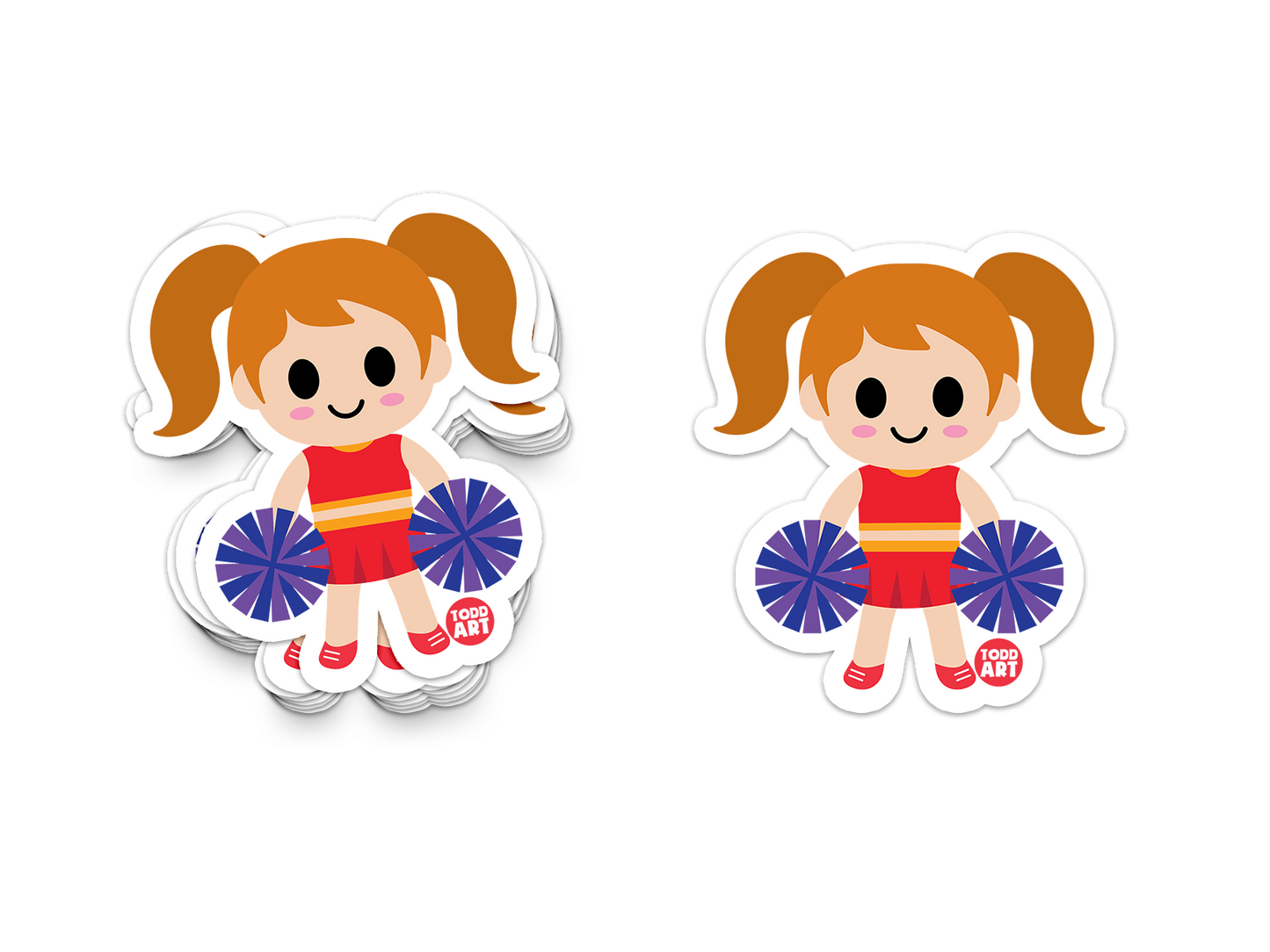 Bright cheese puffs snack bag with cute face – fun junk food collectible sticker
