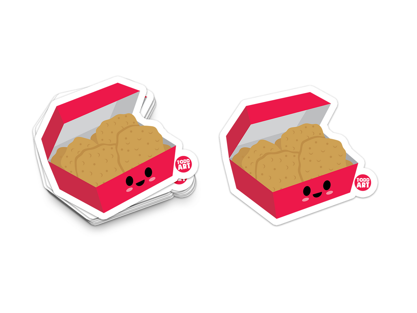 Chicken Nuggets Vinyl Sticker
