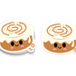Cute cinnamon roll sticker with frosting and sprinkles – collectible character design from Boo Boo Buddies