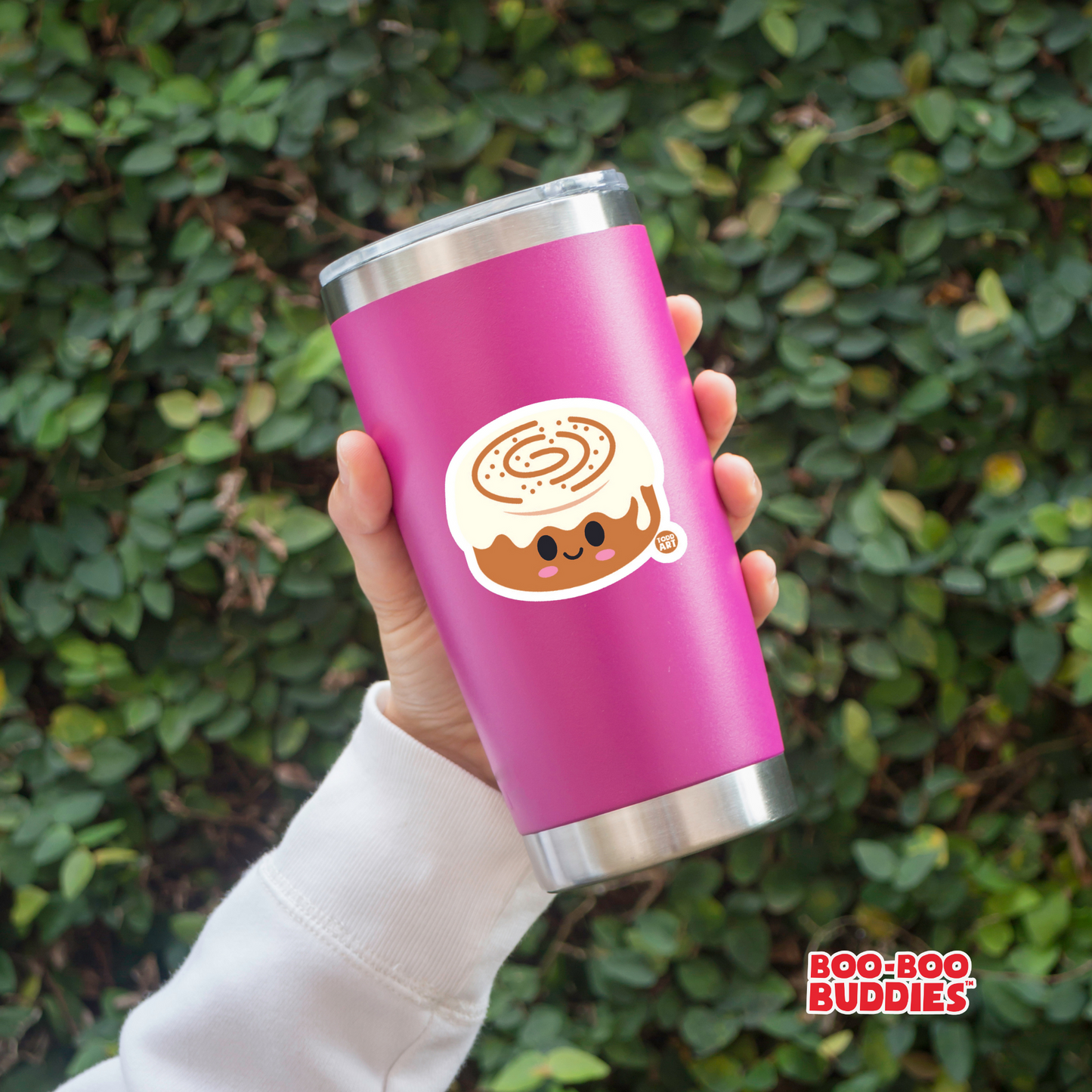 Flower Pot Vinyl Sticker