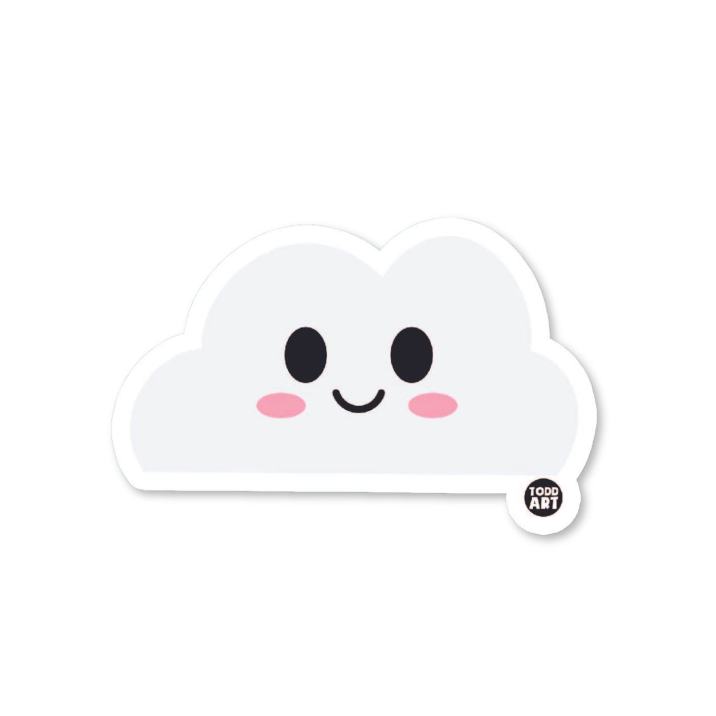 Cloud Vinyl Sticker